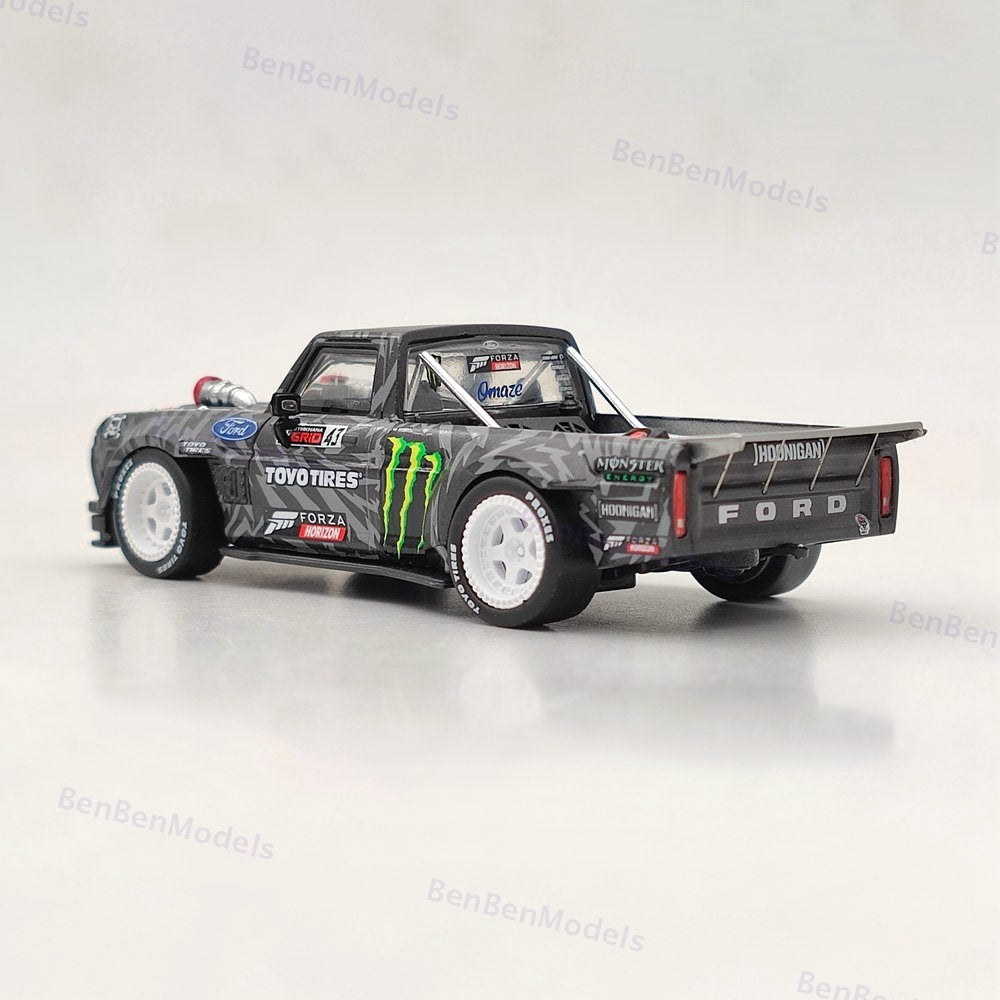 1:64 SW Ford Hoonitruck Ken block 1977 F-150 Pick Up Diecast Model Car Limited