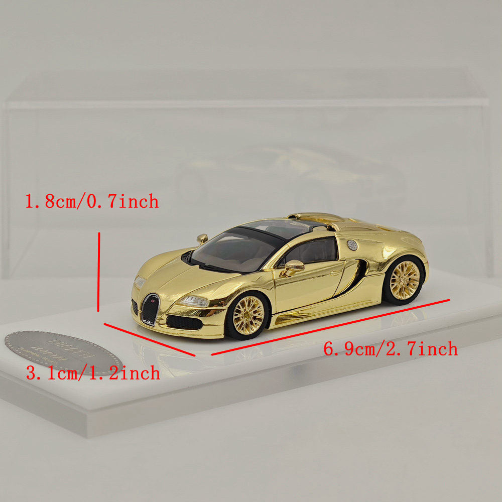 Mortal 1:64 Bugatti Veyron Super Sport 2024 HEC Diecast Toys Car Models Collection Gifts Limited499