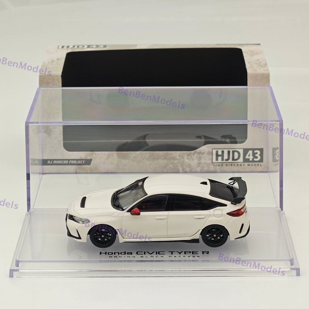 1/43 Hobby Japan HJD43 CIVIC TYPE R (FL5) RACING BLACK Package Genuine Option