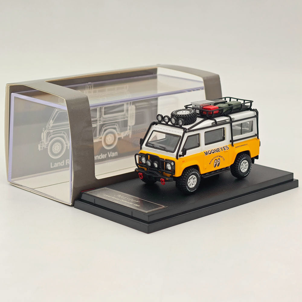 Master 1:64 Land Rover Defender Van Diecast Jouets Modèles de Voitures Miniatures Hobby Cadeaux à Collectionner Moon Eye