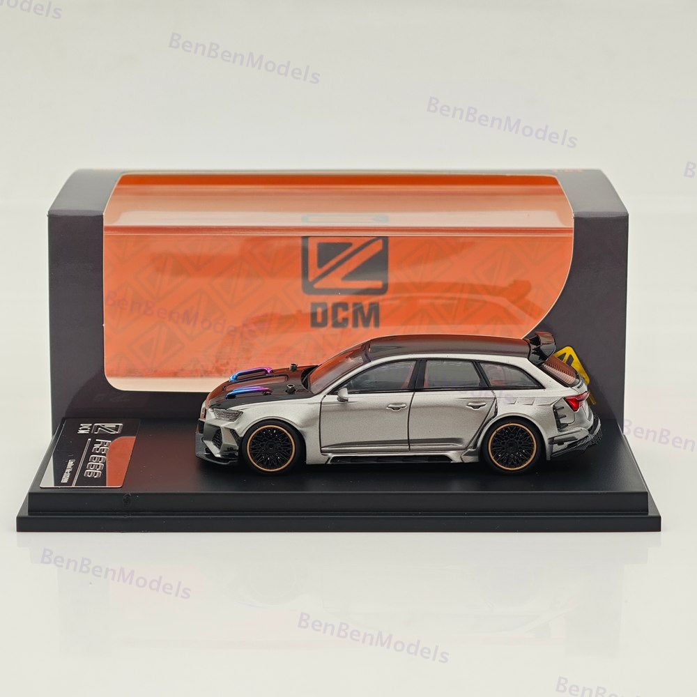 DCM 1:64 RS6 2NCS Wagon Widebody Kit Sports Model Diecast Metal Car