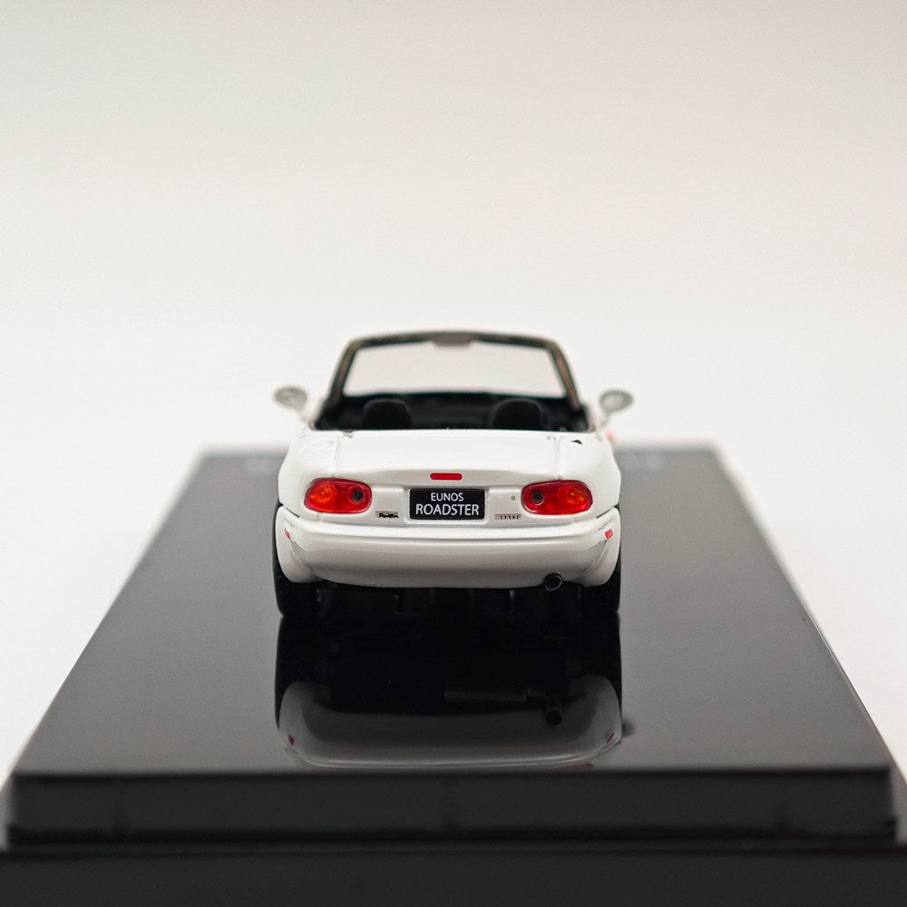 1/64 Hobby JAPAN Mazda EUNOS ROADSTER NA6CE AVEC COUVERCLE DE TONNEAU Blanc HJ642025AW Modèles moulés sous pression Voiture Collection limitée Auto Jouets Cadeau