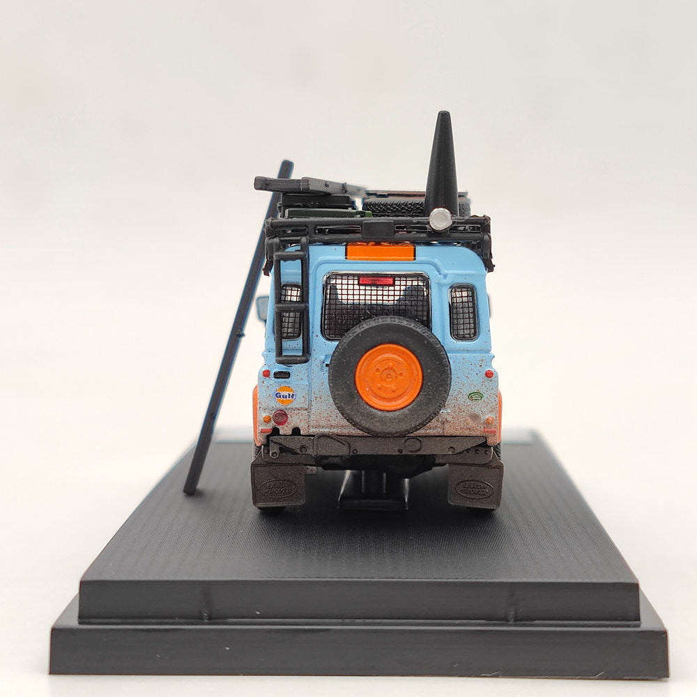 New Master 1:64 Land Rover Defender Gulf Camping Camouflage Diecast Toys Car Models Miniature Vehicle Hobby Collection Gifts