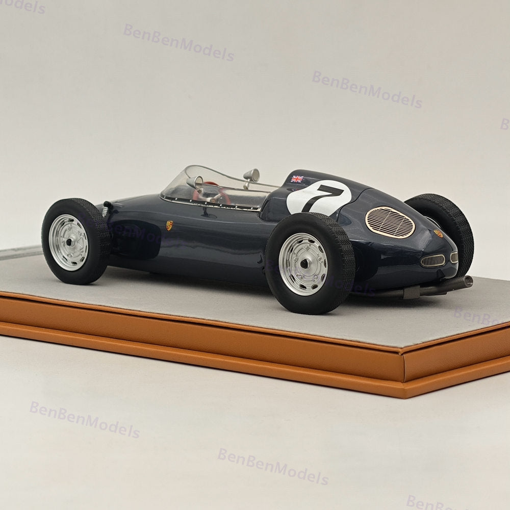 1/18 Tecnomodel Porsche 718 F2 1960 Winner Team Rob Walker XV B.A.R.C #7 Aintree