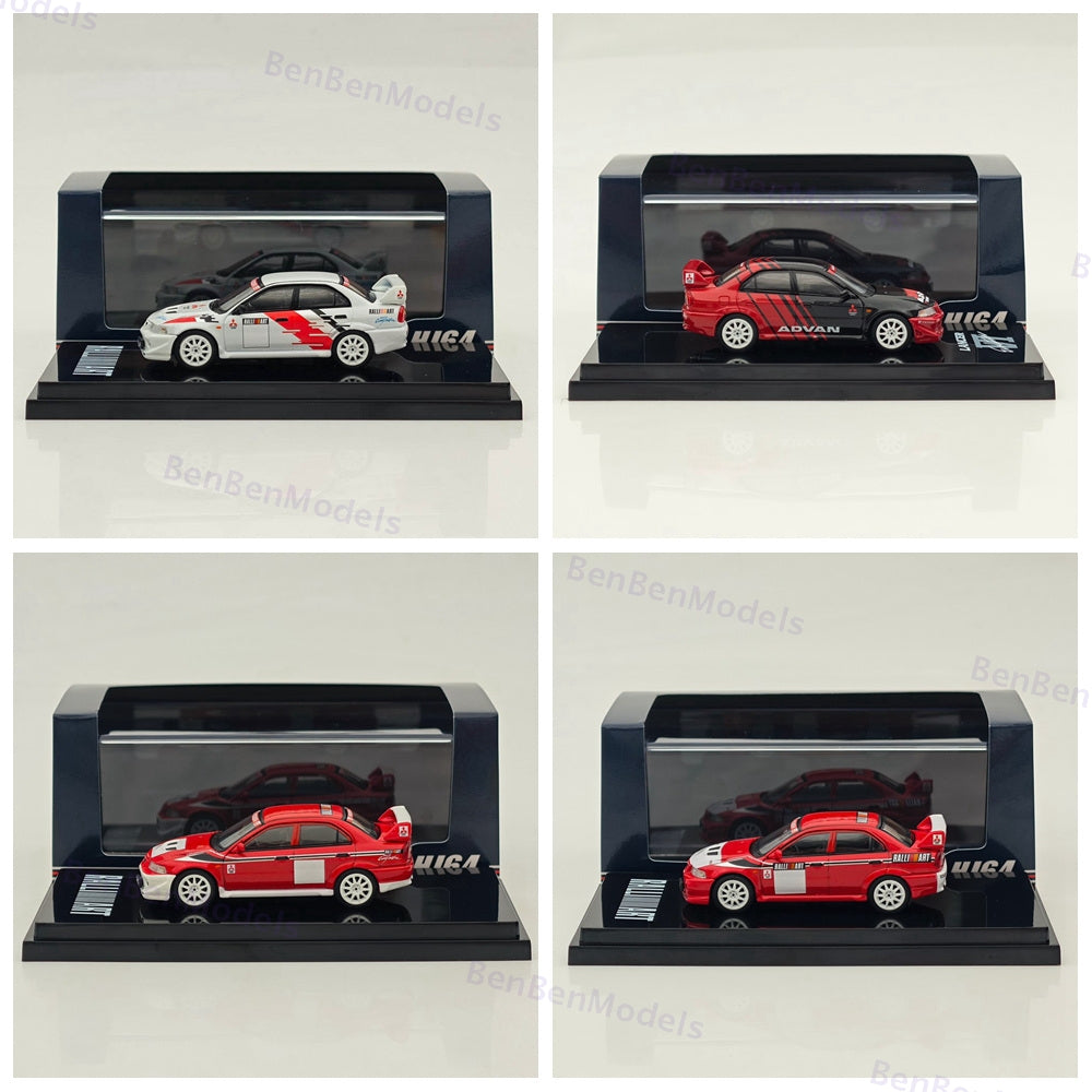 1/64 Hobby Japan Mitsubishi Lancer RS Evolution VI (CP9A) 2000 Diecast Model