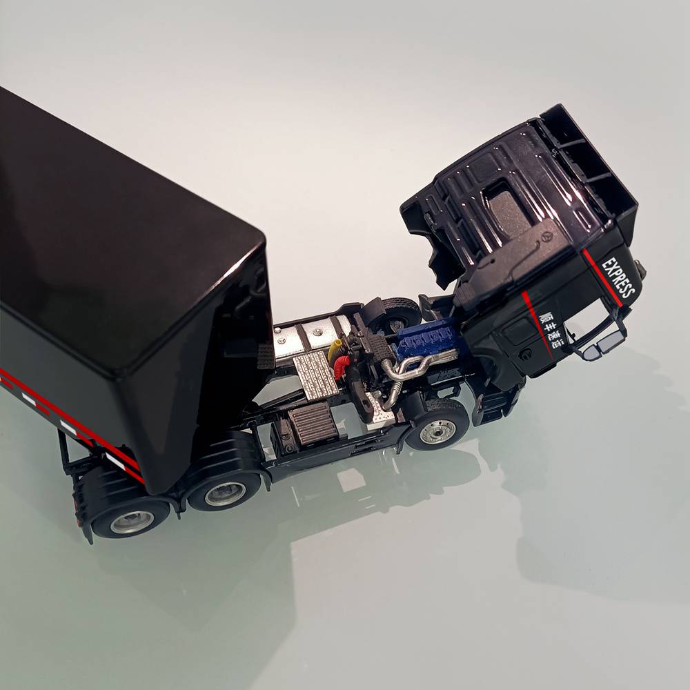 MJ 1:64 Sany Tracteur Camion Yingjie Édition Conteneur Moulé Sous Pression En Alliage Modèle De Voiture Collection Cadeaux Édition Limitée