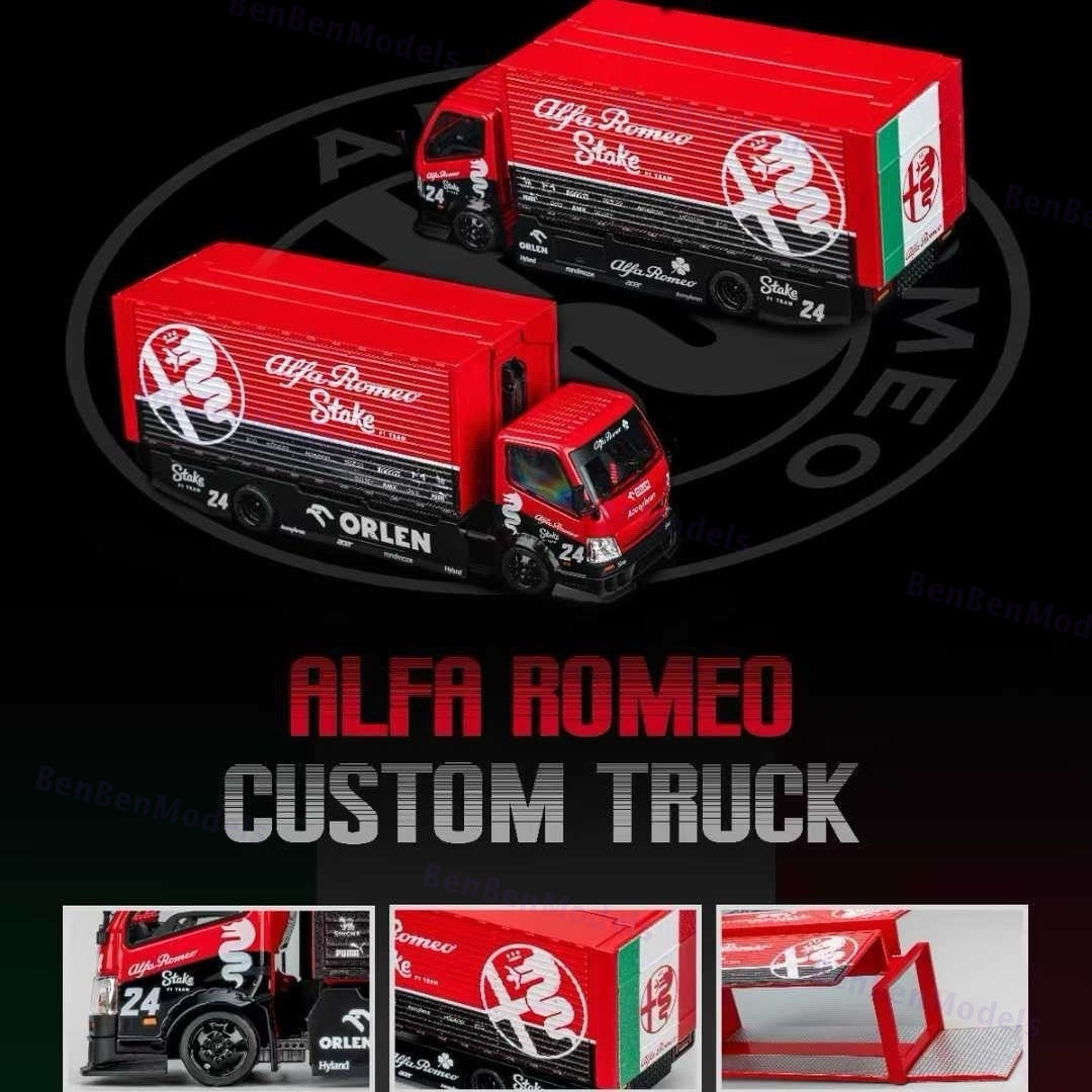 Micro Turbo 1:64 Custom Truck Diecast Model Race Livery Collectible