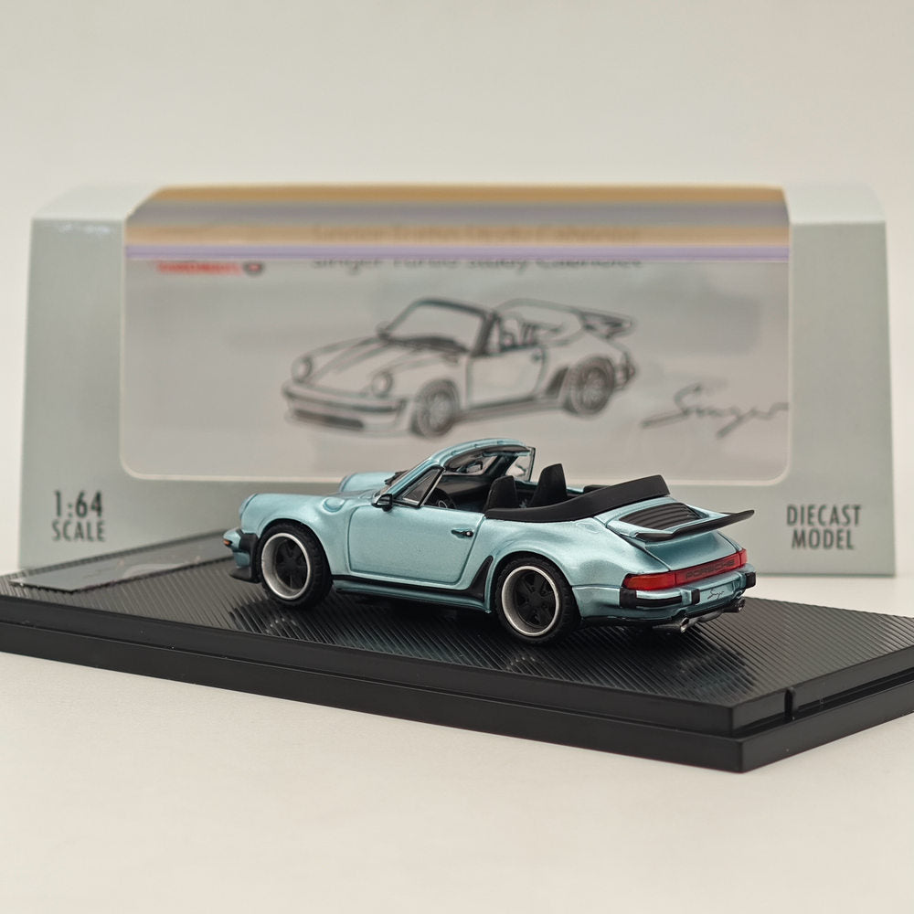 RHINO MODEL RM 1:64 Porsche Singer Turbo Study Cabriolet 930 Diecast Toys Car Collection Gifts Limited Edition