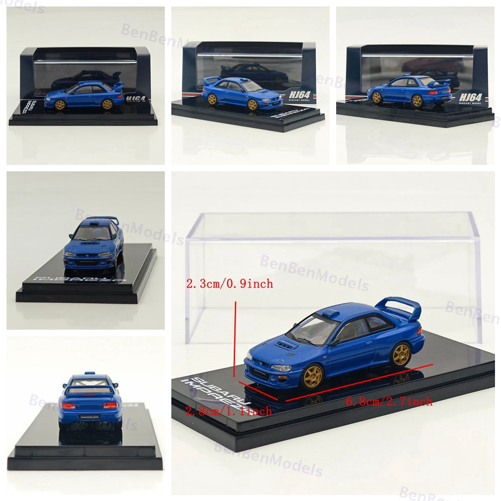 Impreza 22B STi Version GC8 Rally Base Car Diecast Model Hobby Japan 1/64