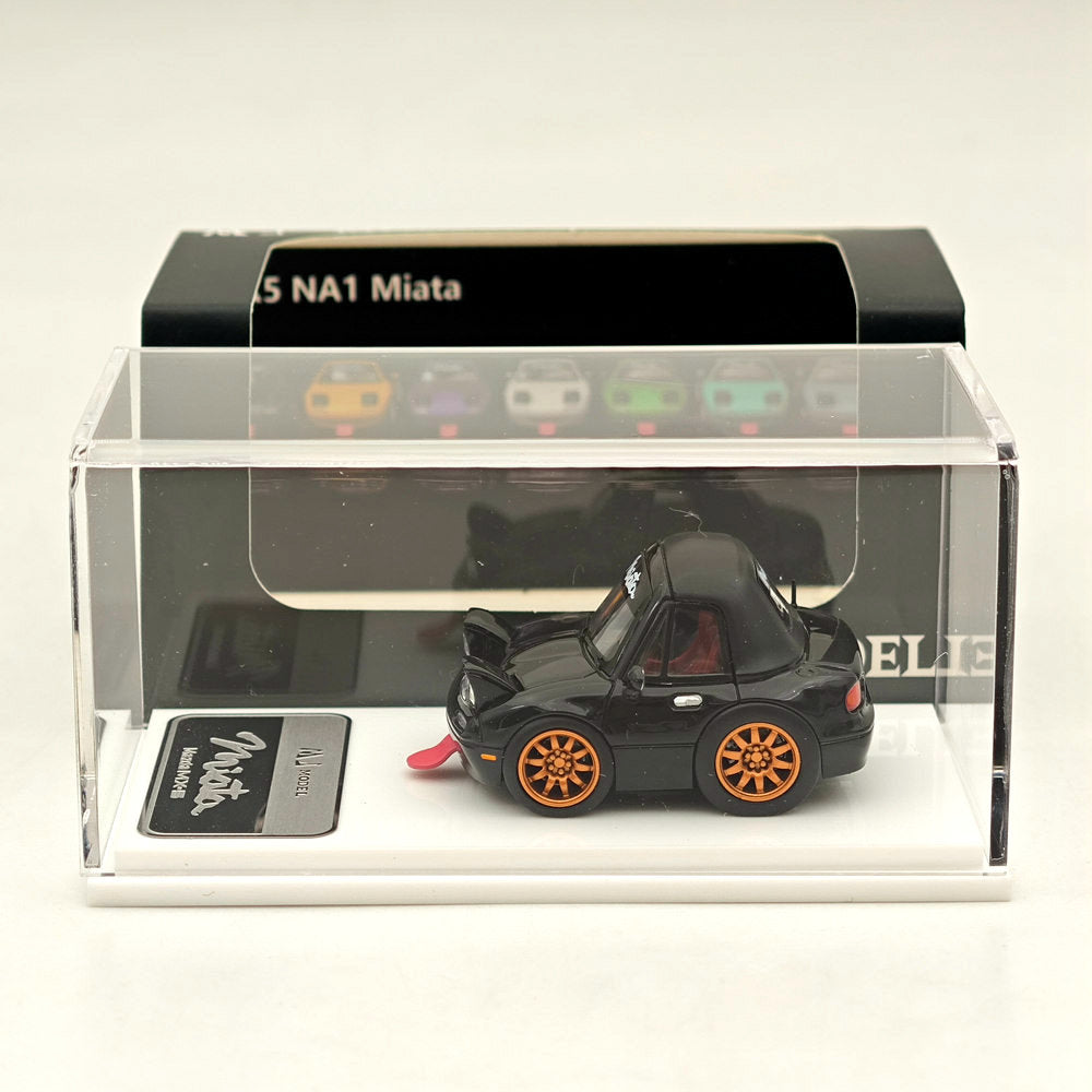 MJ 1:64 Miniature Mazda mx5 Q miata na Resin Car Models Toys Hobby Collection Gifts Limited Edition