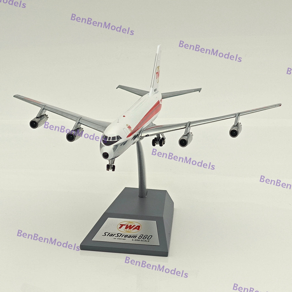 1:200 INFLIGHT 200 TWA / N806TW WITH STAND / CONVAIR CV-880 IF880TW0129P Diecast