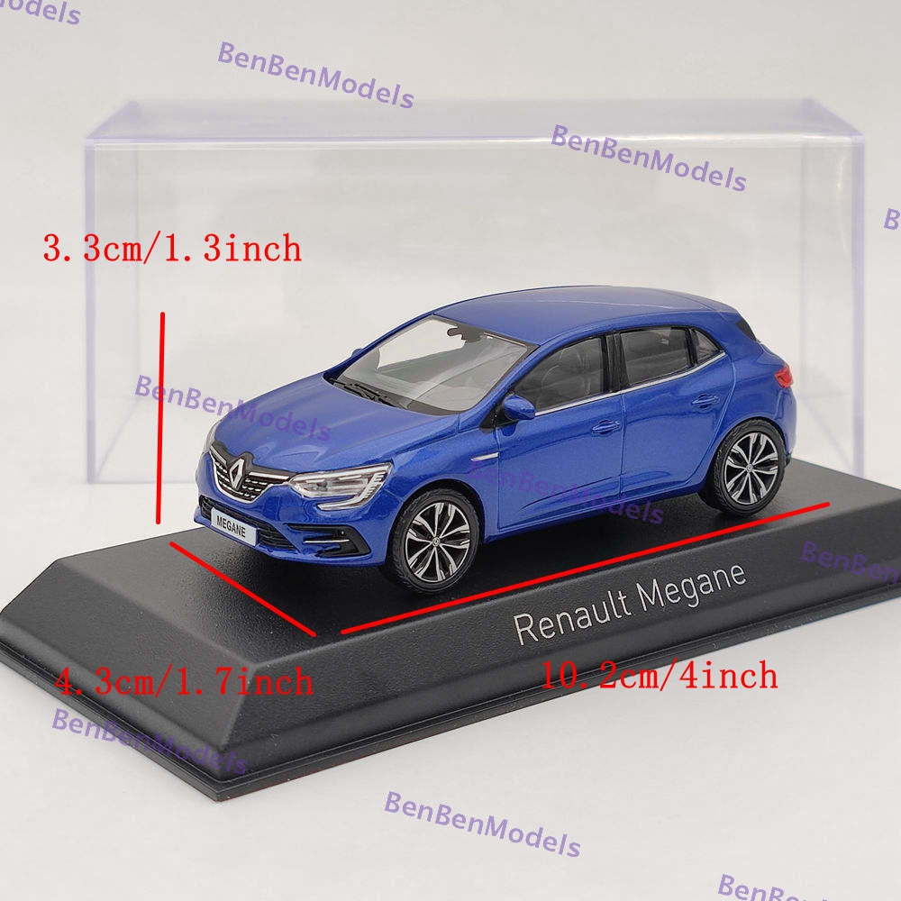 1/43 Norev Megane SUV Blue Diecast Models Car Christmas Gift Collection Auto Toys