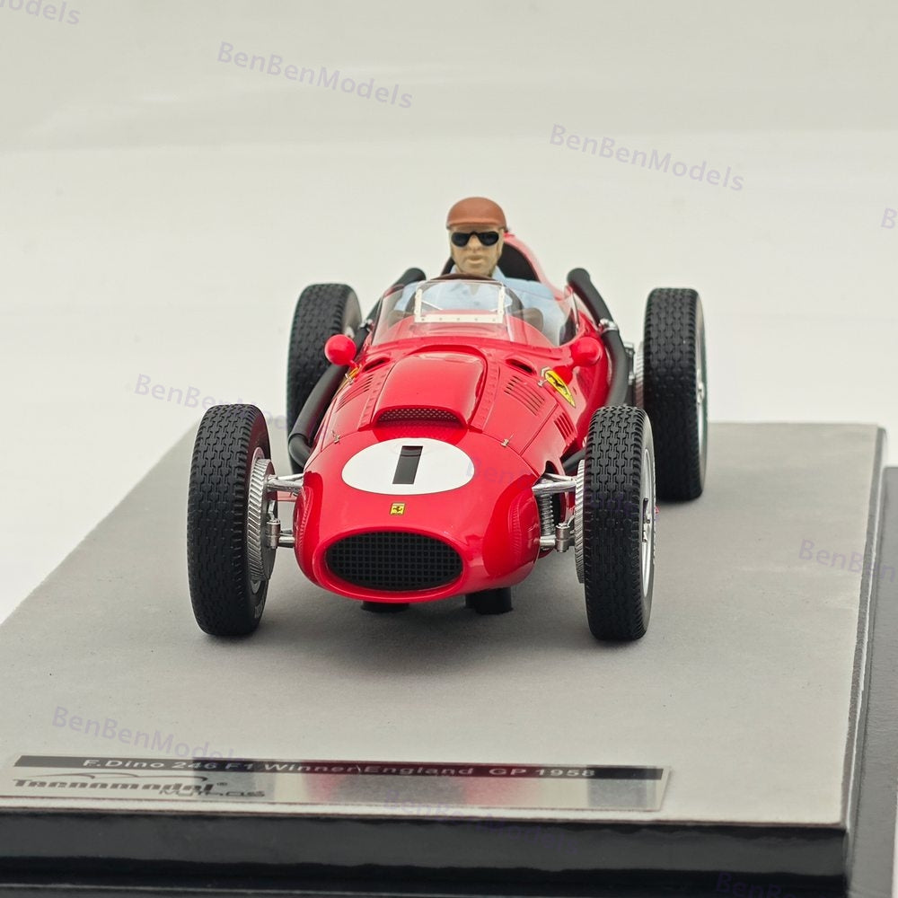 Tecno 1/18 Ferrari .Dino 246 F1 Winner England GP 1958 P.Collins #1 TMD18-116B