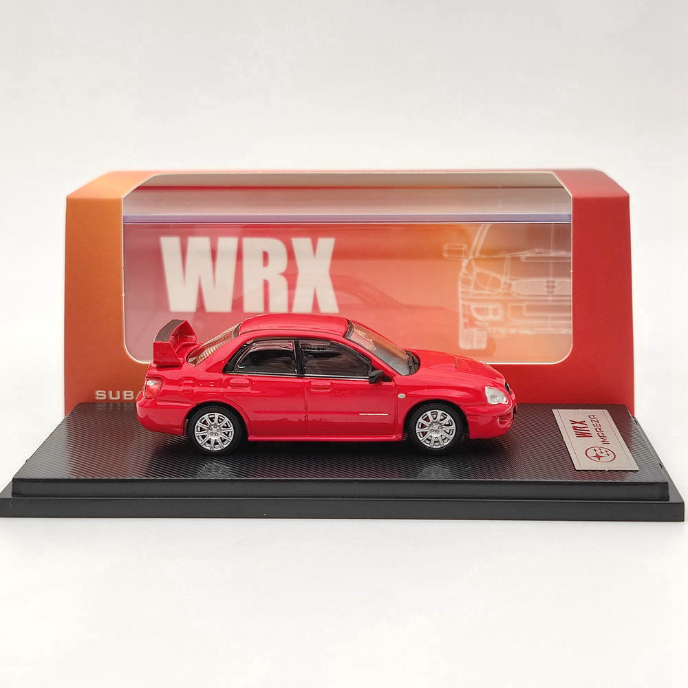 1:64 Impreza WRX STI 2006 Diecast Toys Car Models Miniature Vehicle Hobby Collectible Gifts