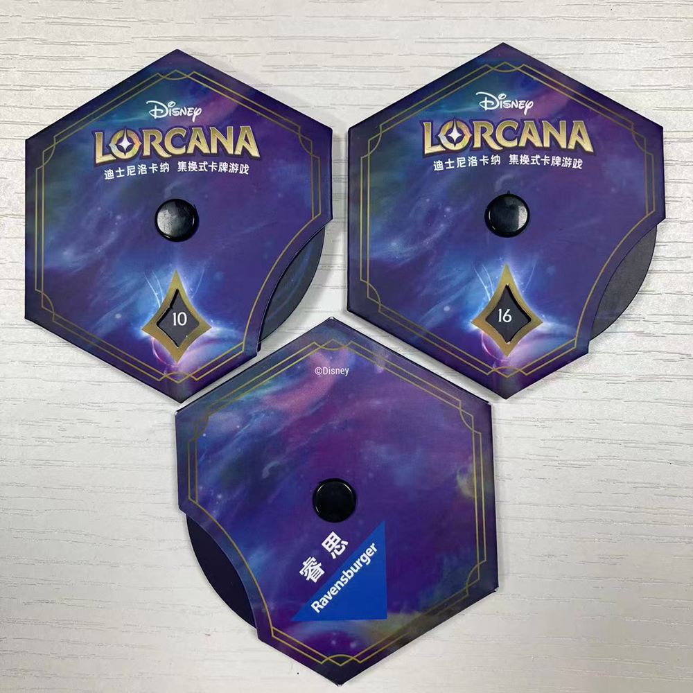 Lorcana Disney Official Chinese Cardboard Lore Counter Life Counter