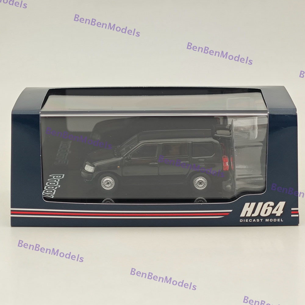 1/64 Hobby Japan Toyota PROBOX GL Black HJ644062BK Diecast Models Car Collection