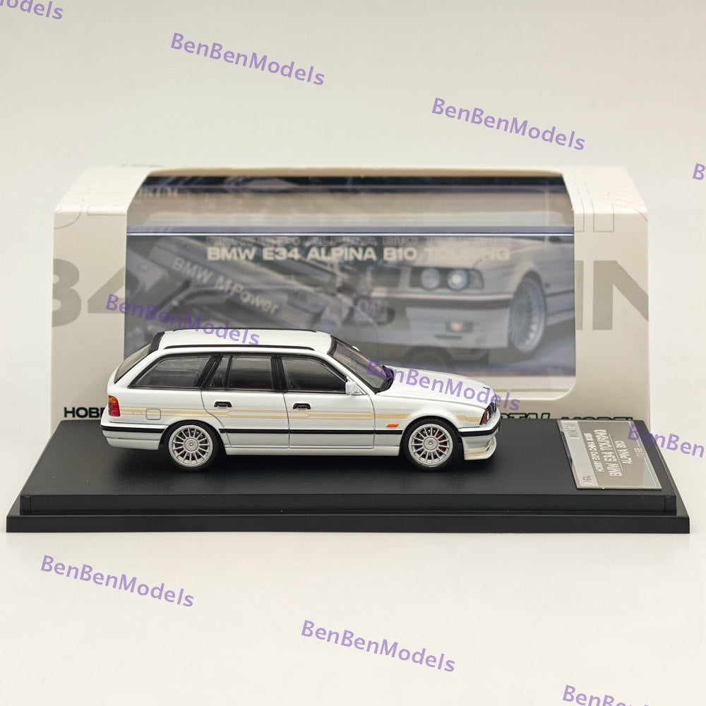 Mortal 1:64 BMW E34 M5 TOURING Wagon Openable Hood 2025 HEC Miniature Diecast Toys Car Models Collection Gifts White