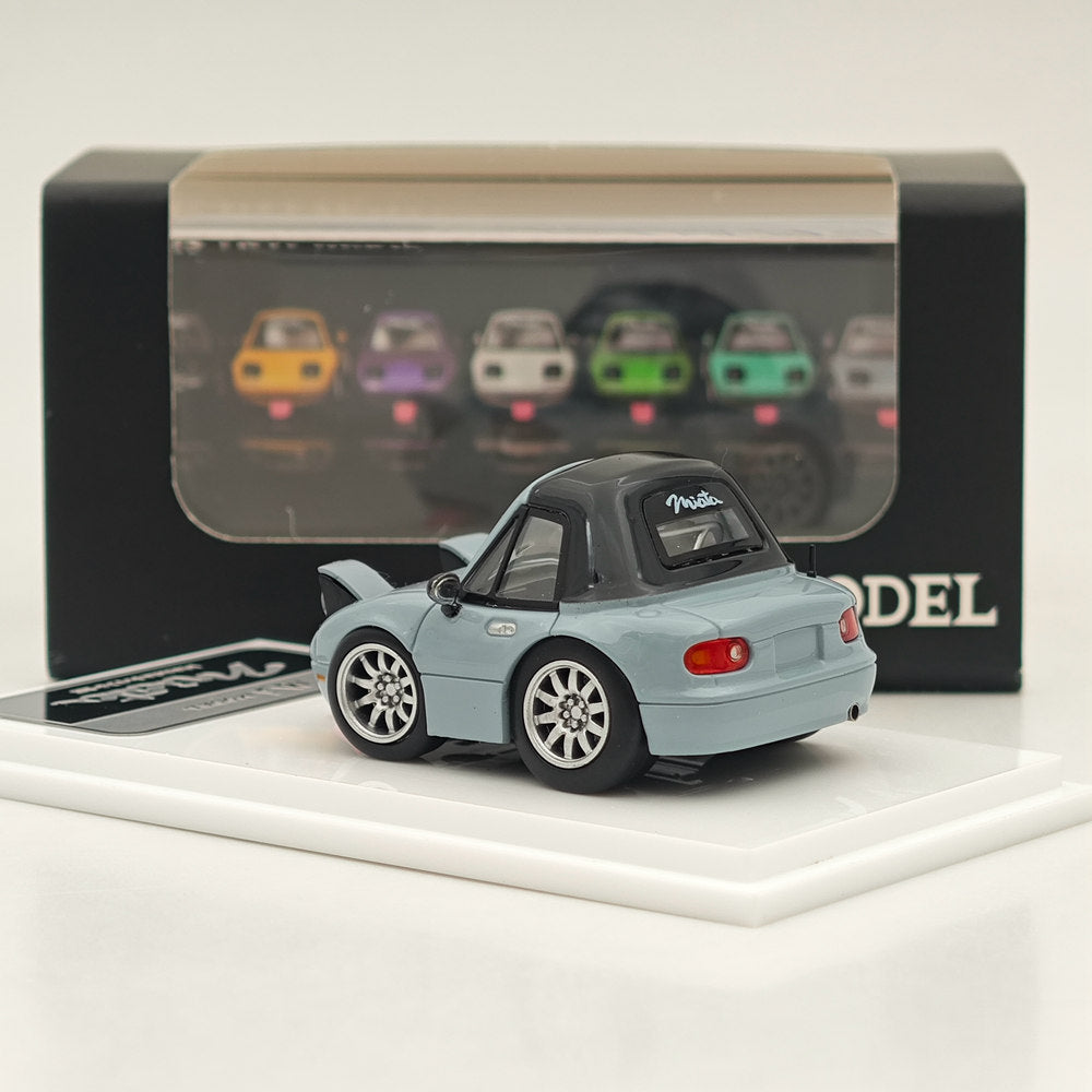 MJ 1:64 Miniature Mazda mx5 Q miata na Resin Car Models Toys Hobby Collection Gifts Limited Edition