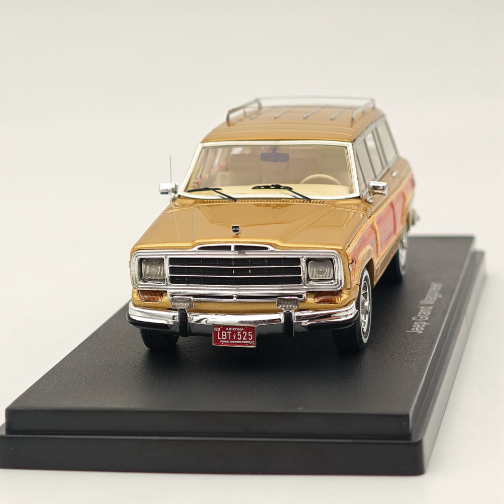 NEO 1/43 Jeep Grand Wagoneer Gold Resin Models Car Limited Colllection