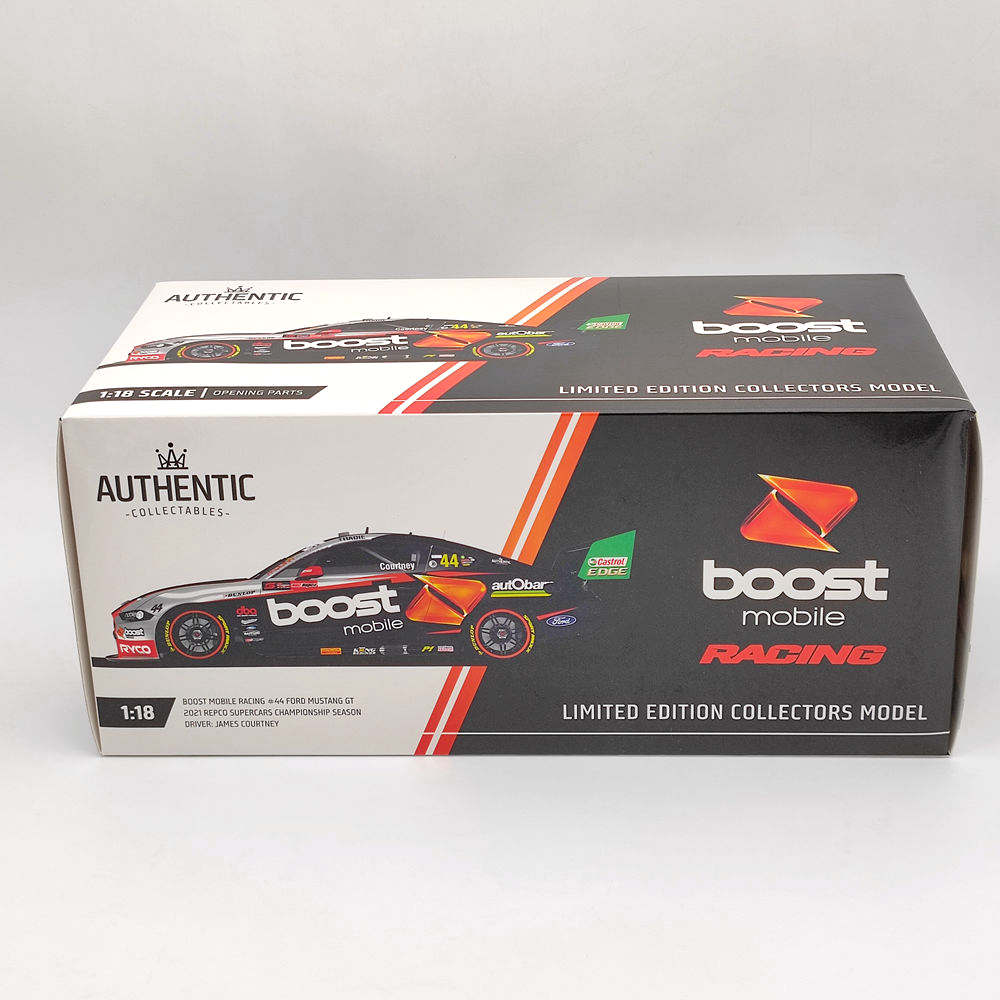 1/18 Authentic Boost Mobile Racing #44 Mustang GT 2021 Repco Supercars Diecast Models Car Limited Collection Toys Gift
