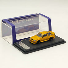 SW 1/64 RAUH-Welt RWB AE86 BELLEZZA Modèles moulés sous pression Collection limitée Jaune