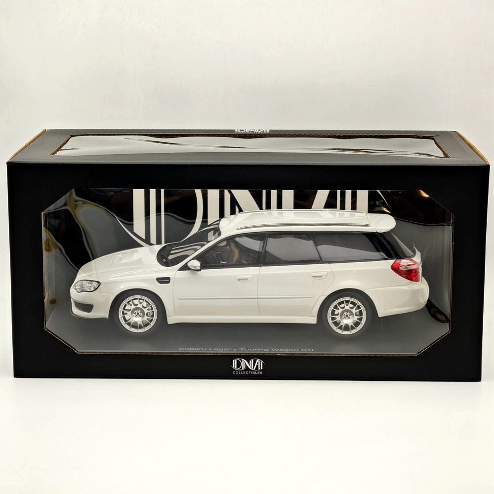 1/18 DNA Collectibles Legacy Touring Wagon STI S402 White Resin Model Car
