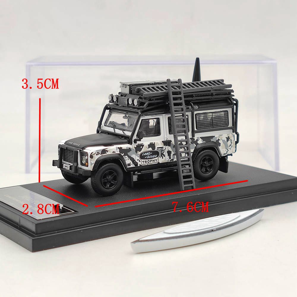 New Master 1:64 Land Rover Defender Gulf Camping Camouflage Diecast Toys Car Models Miniature Vehicle Hobby Collection Gifts