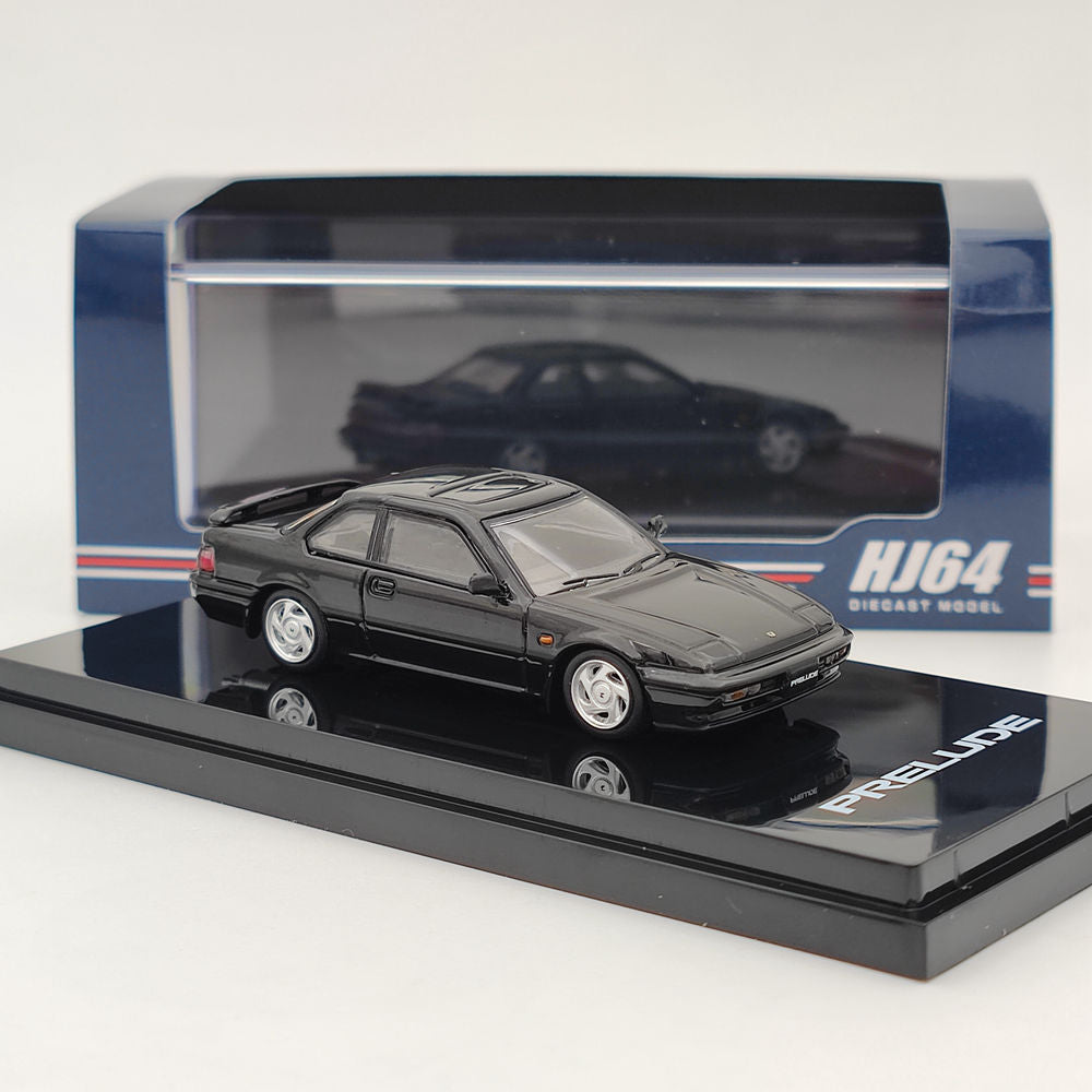 1/64 Hobby Japan Honda PRELUDE 2.0XX 4WS Special Edition Black HJ642002ABK Diecast Toys Car Gift