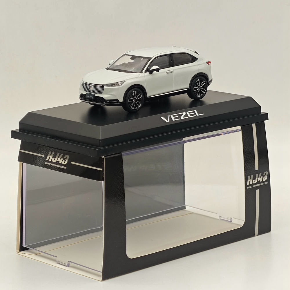Hobby Japan 1/43 Honda VEZEL e:HEV Z Premium lumière du soleil blanc (P) HJ432002SW modèle de voiture moulé sous pression Collection limitée