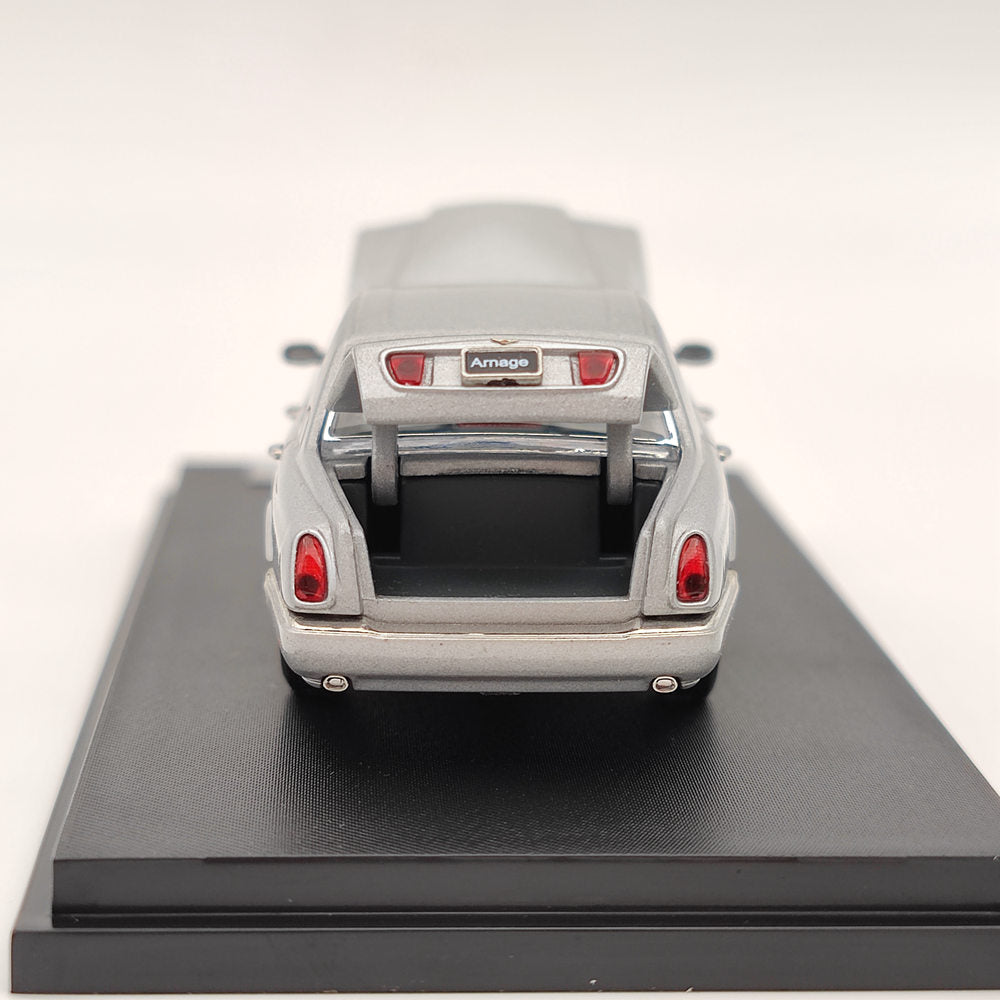 GFCC TOYS 1:64 1998 Bentley Arnage Silver Modèle de voiture moulé sous pression Collection limitée Jouets Cadeau