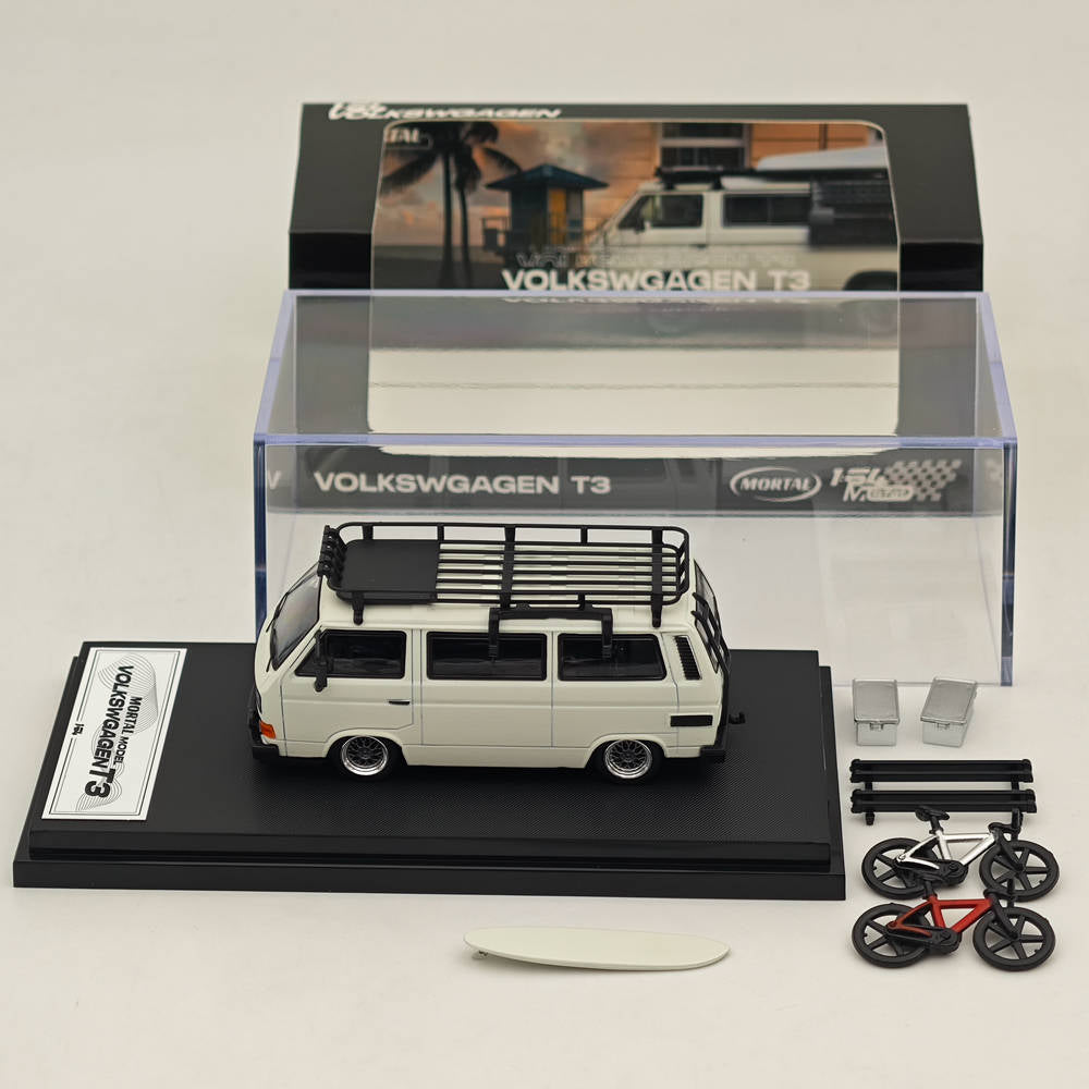 Mortal 1:64 Volkswagen VW T3 Van Collection Diecast Toys Car Models Miniature Hobby Gifts