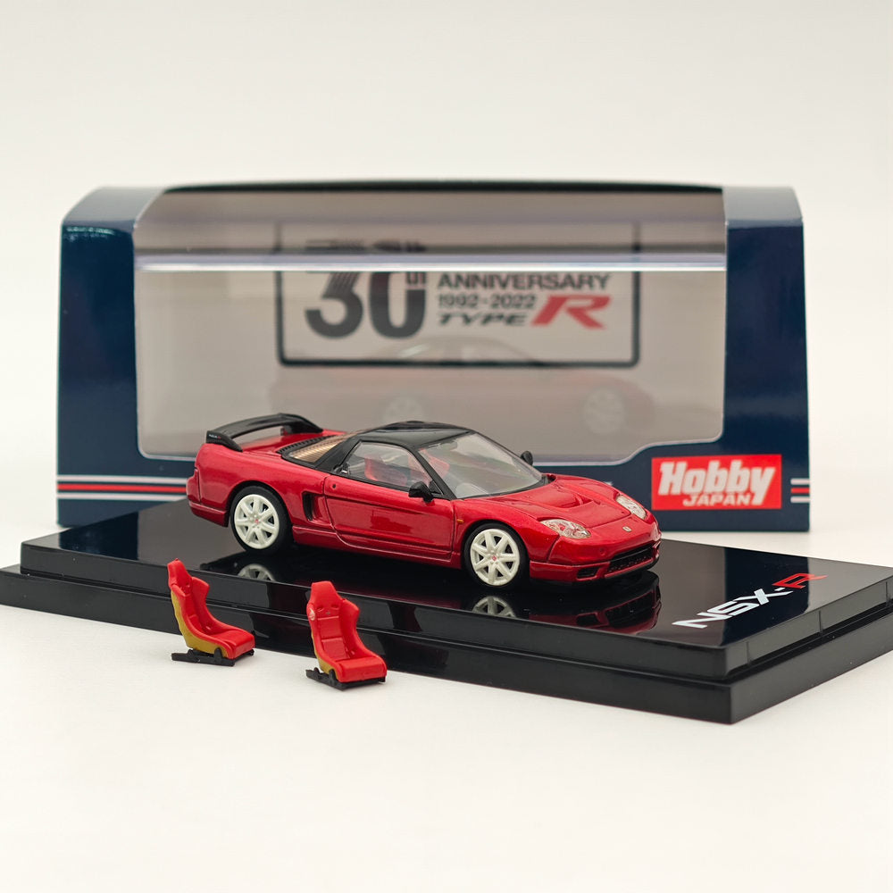 1/64 Hobby Japan Honda NSX-R (NA2) with Genuine Seats Display Model in Pearl Red Diecast Models Car Limited Collection