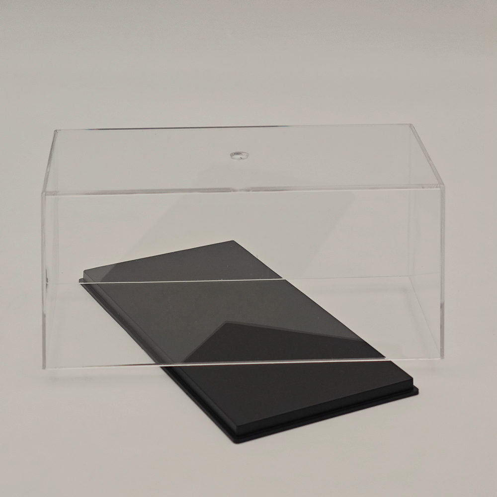 Boîtes en acrylique de 15,3 cm 6 pouces, présentoir de rangement transparent anti-poussière pour modèles de voitures et jouets à l'échelle 1:72, 1:43
