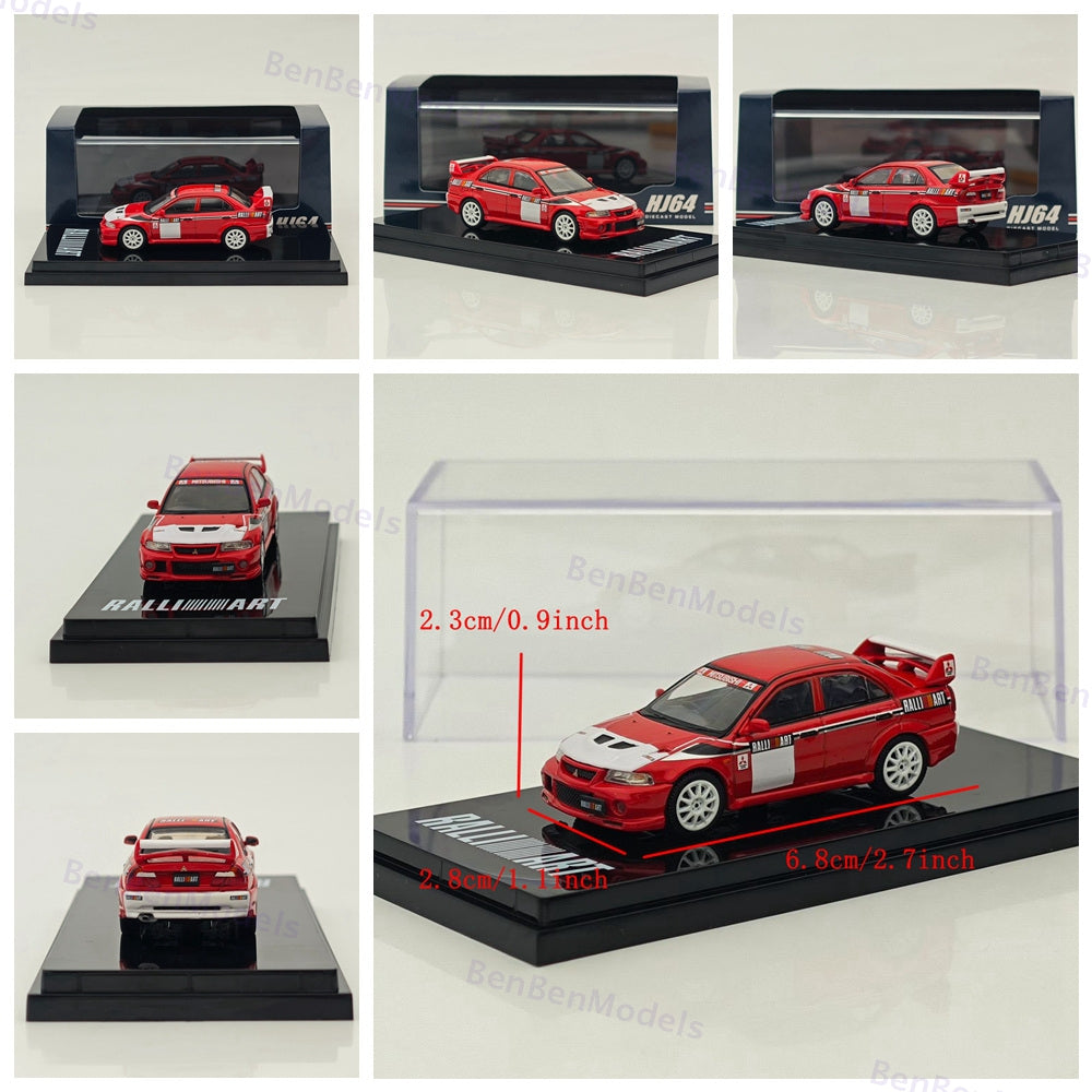1/64 Hobby Japan Mitsubishi Lancer RS Evolution VI (CP9A) 2000 Diecast Model
