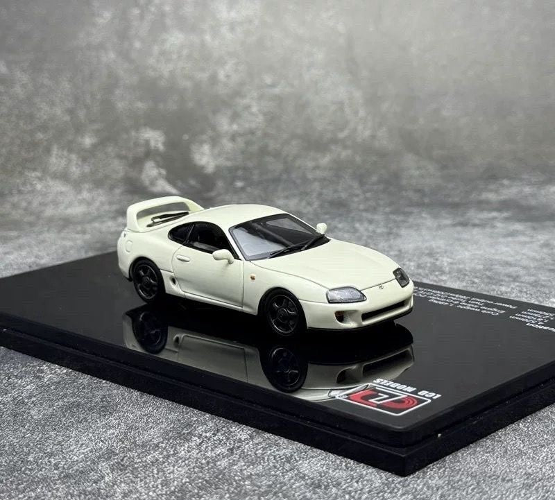 LCD 1:43 Toyota Supra A80 Alloy Fully Open Diecast Car Model Collectible Gifts