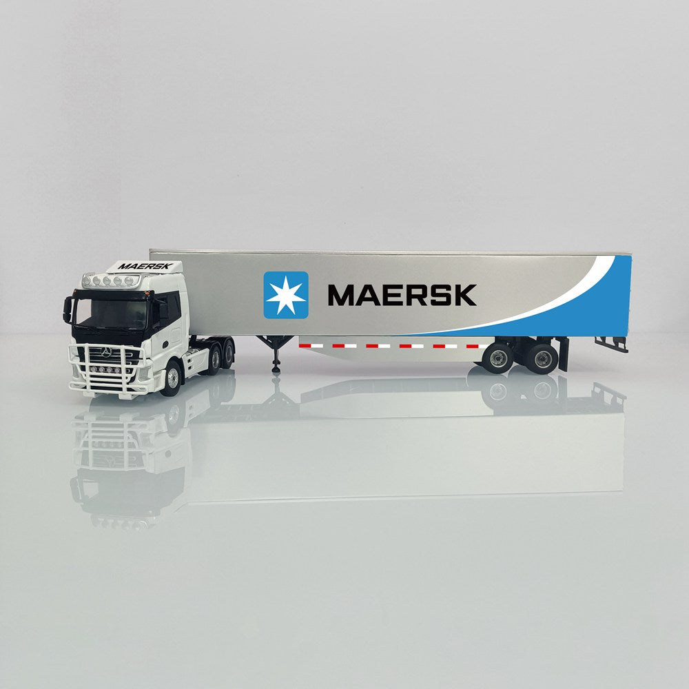 MJ 1:64 Sany Tracteur Camion Yingjie Édition Conteneur Moulé Sous Pression En Alliage Modèle De Voiture Collection Cadeaux Édition Limitée