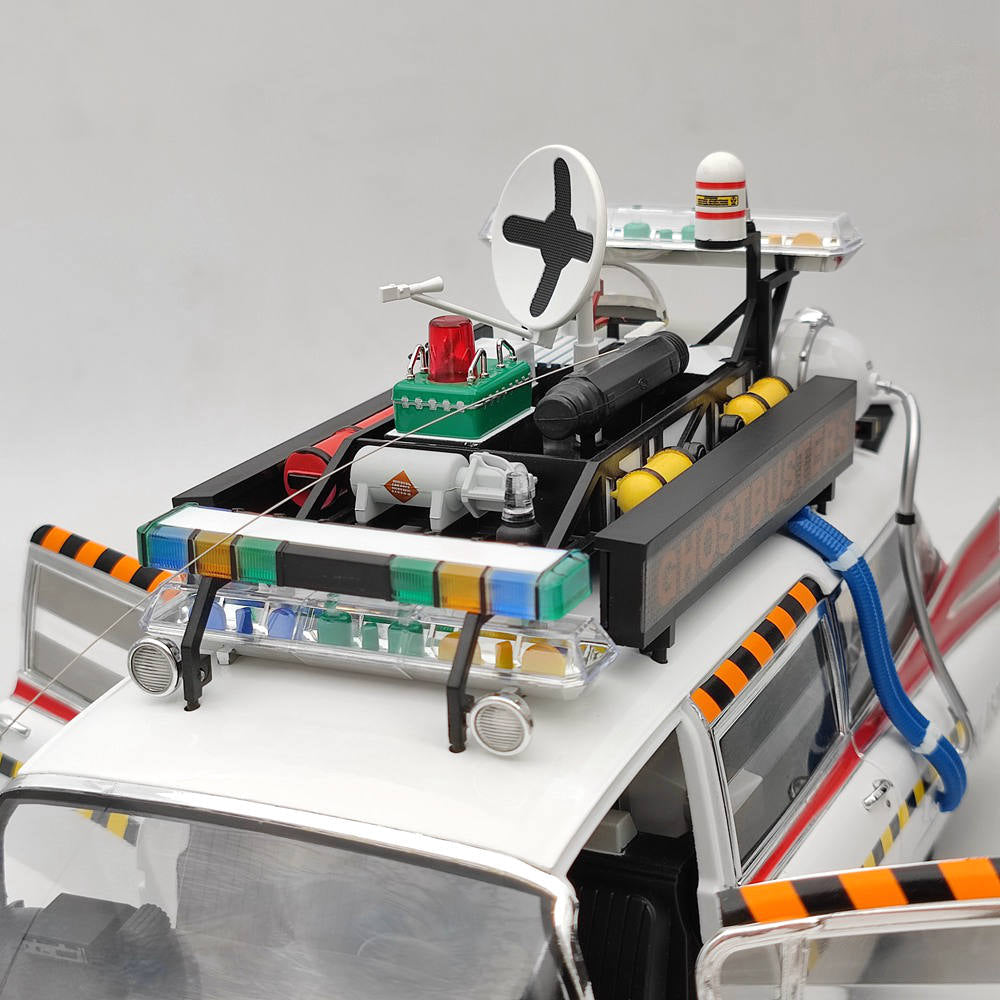 HOT WHEELS 1:18 Cadillac Ghostbusters II ECTO 1A Elite X5470 Diecast Models Toy Car Gifts Collection(Ships from the United States)