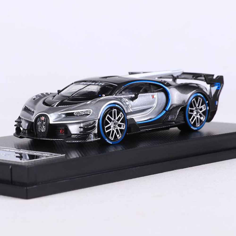 Bugatti VisonGT miniature moulée sous pression à l'échelle 1/64, jouet, modèle de voiture, collection, cadeaux, édition limitée