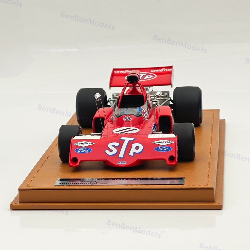 Tecno 1/18 March 721X 1972 Belgium GP Driver Ronnie Peterson #11 TM18-288A