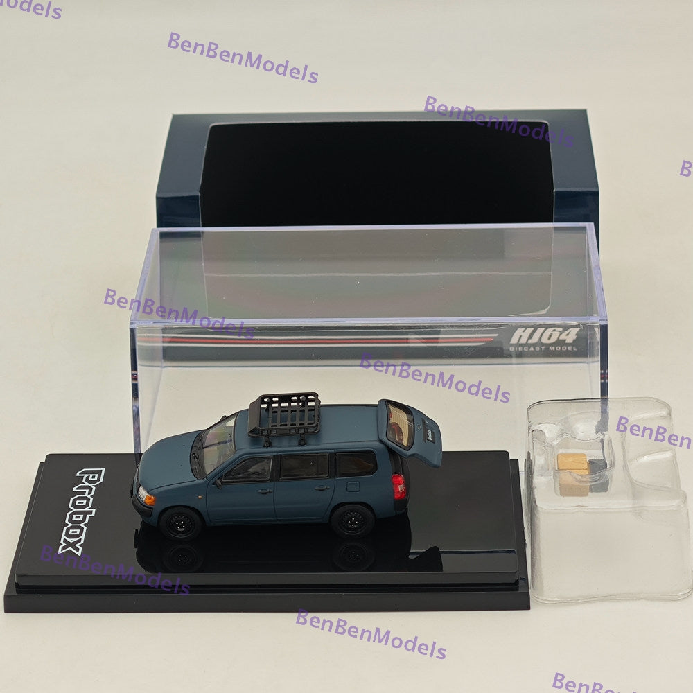 1/64 Hobby Japan Toyota PROBOX CUSTOMIZED VER Matte Blue HJ643062BL Models Car