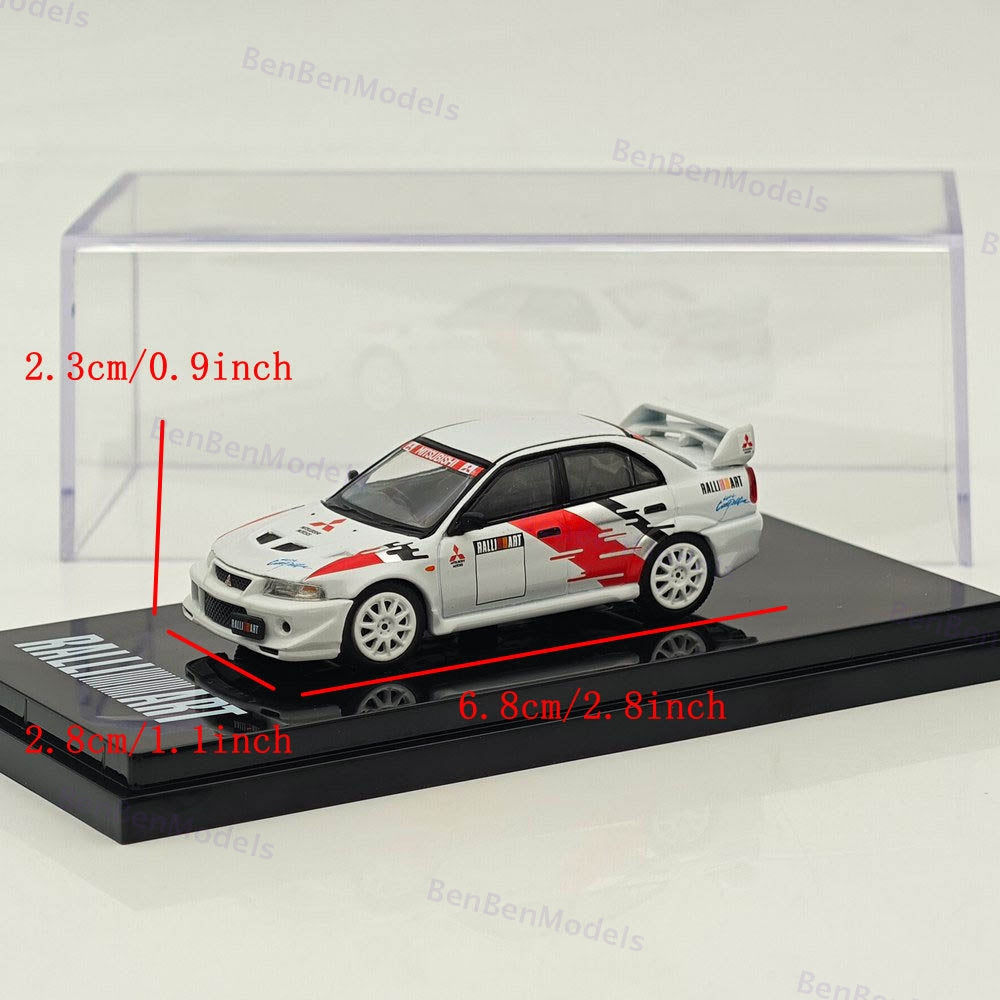 1/64 Hobby Japan Mitsubishi Lancer RS Evolution VI (CP9A) 2000 Diecast Model