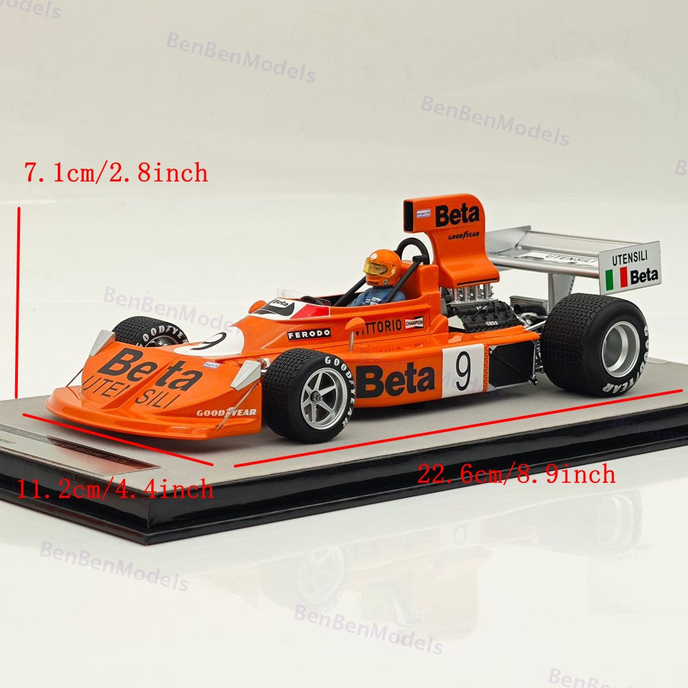 Tecno 1/18 March 751 F1 Austrian GP Winner 1975 Vittorio Brambilla #9 Beta