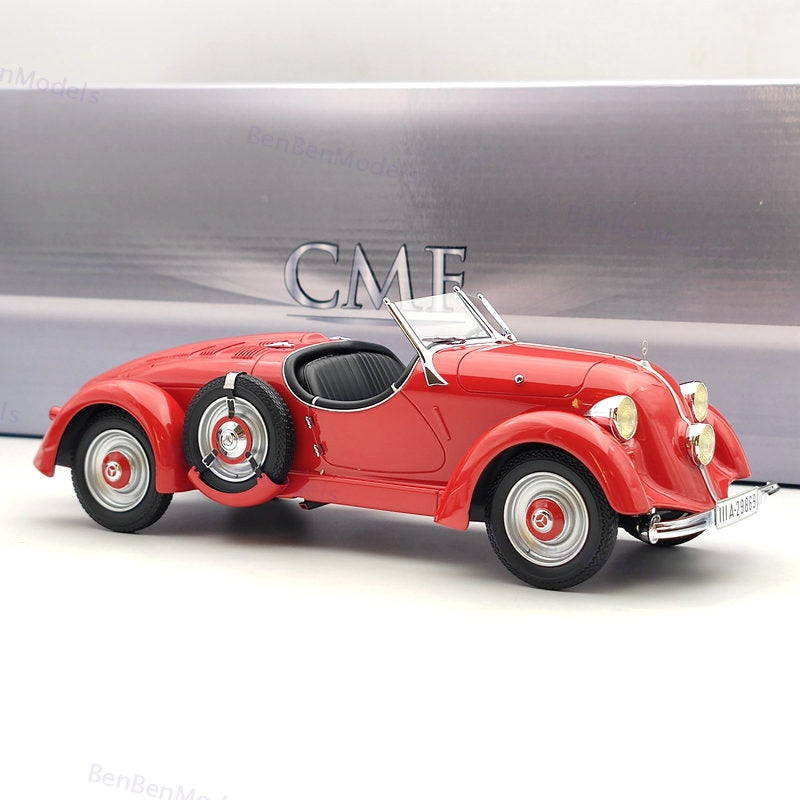 1:18 CMF Mercedes Benz 150 W30 Sport Roadster 1935 Red CMF18120 Resin Models