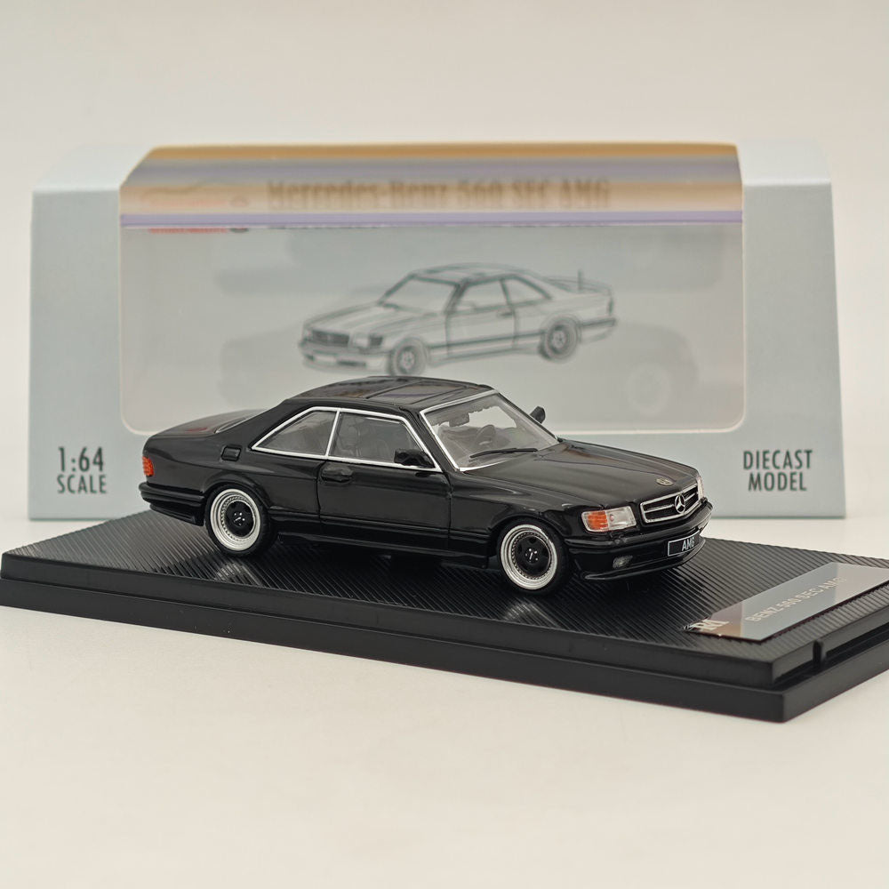 RHINO MODEL RM 1:64 Mercedes-Benz 560 SEC AMG Diecast Toys Car Collection Gifts Limited