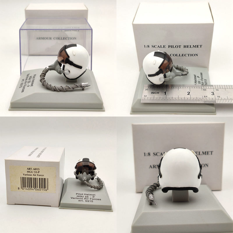 1/8 CDC Armour/Franklin Mint Pilot Helmet HGU 26P/33P/55P/MK 10/Gueneau 316/APH 6B Diecast Model Collection Used