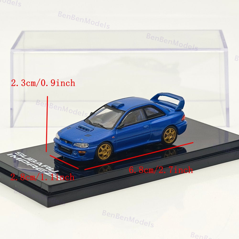 SUBARU Impreza 22B STi Version GC8 Rally Base Car Diecast Model Hobby Japan 1/64
