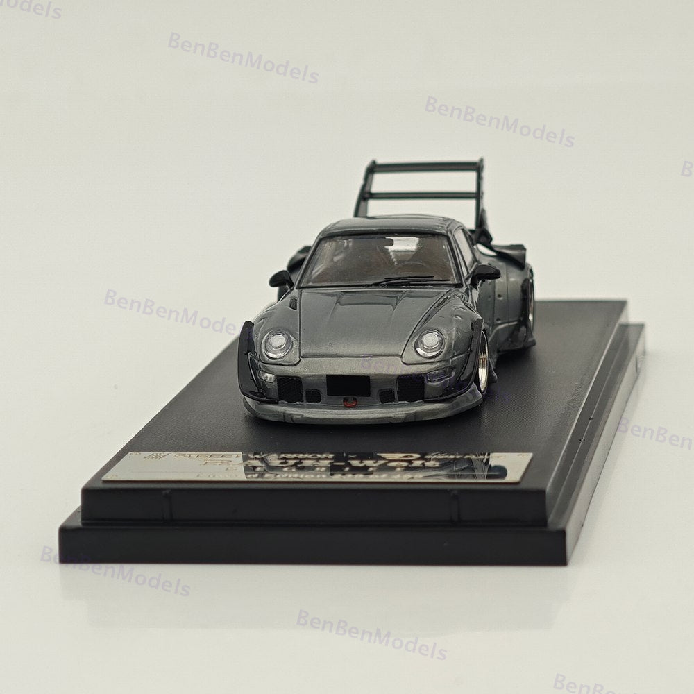 1/64 SW Porsche RWB 993 Wide Body Modification Diecast Model Car Varnish version