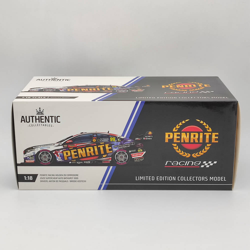 1/18 Authentic Penrite Racing #99 ZB Commodore Supercar 2020 Resin Car Toys Gift