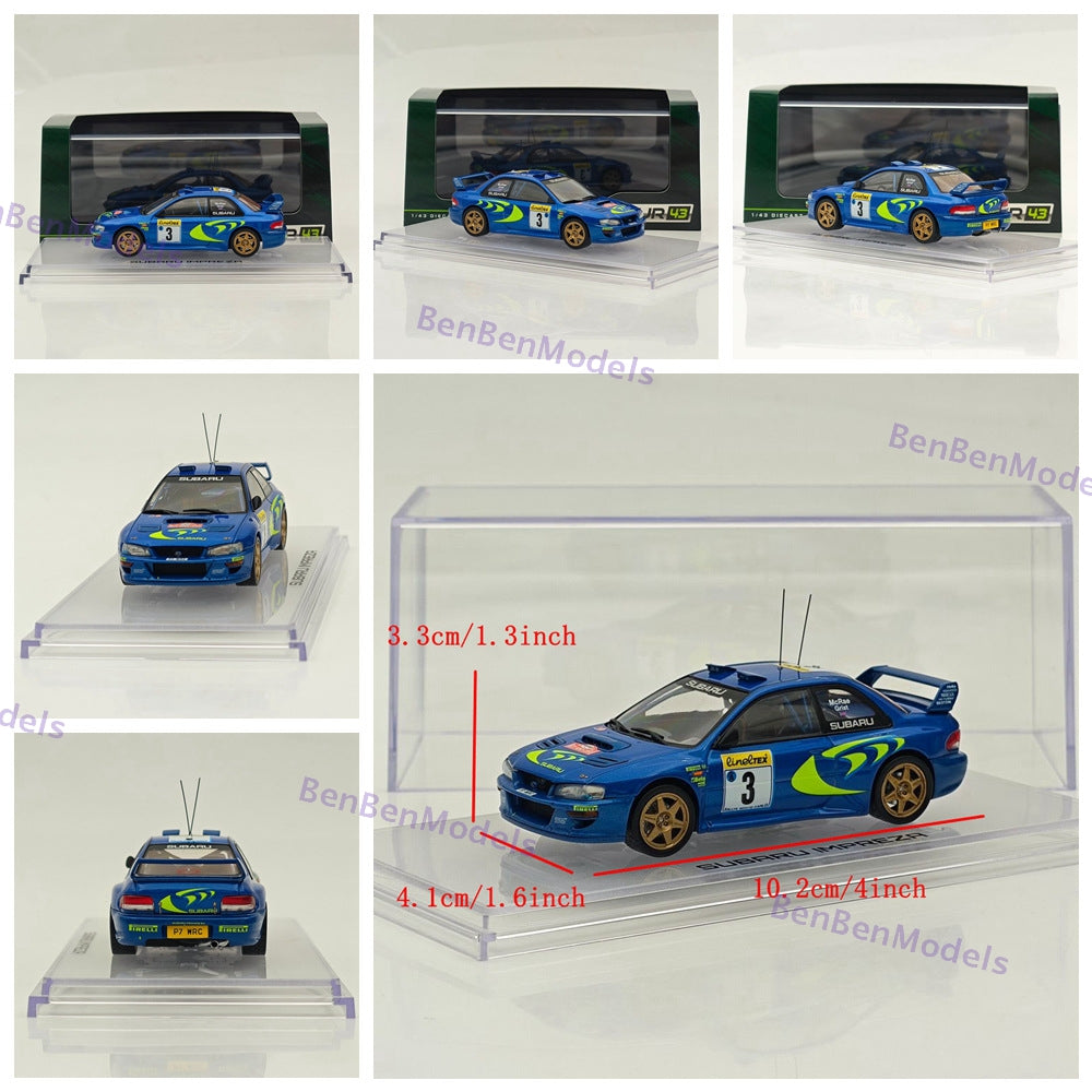 Hobby Japan HJR43 1/43 Subaru Impreza WRC RAC RALLY #3/#4/#5#6 Diecast Model