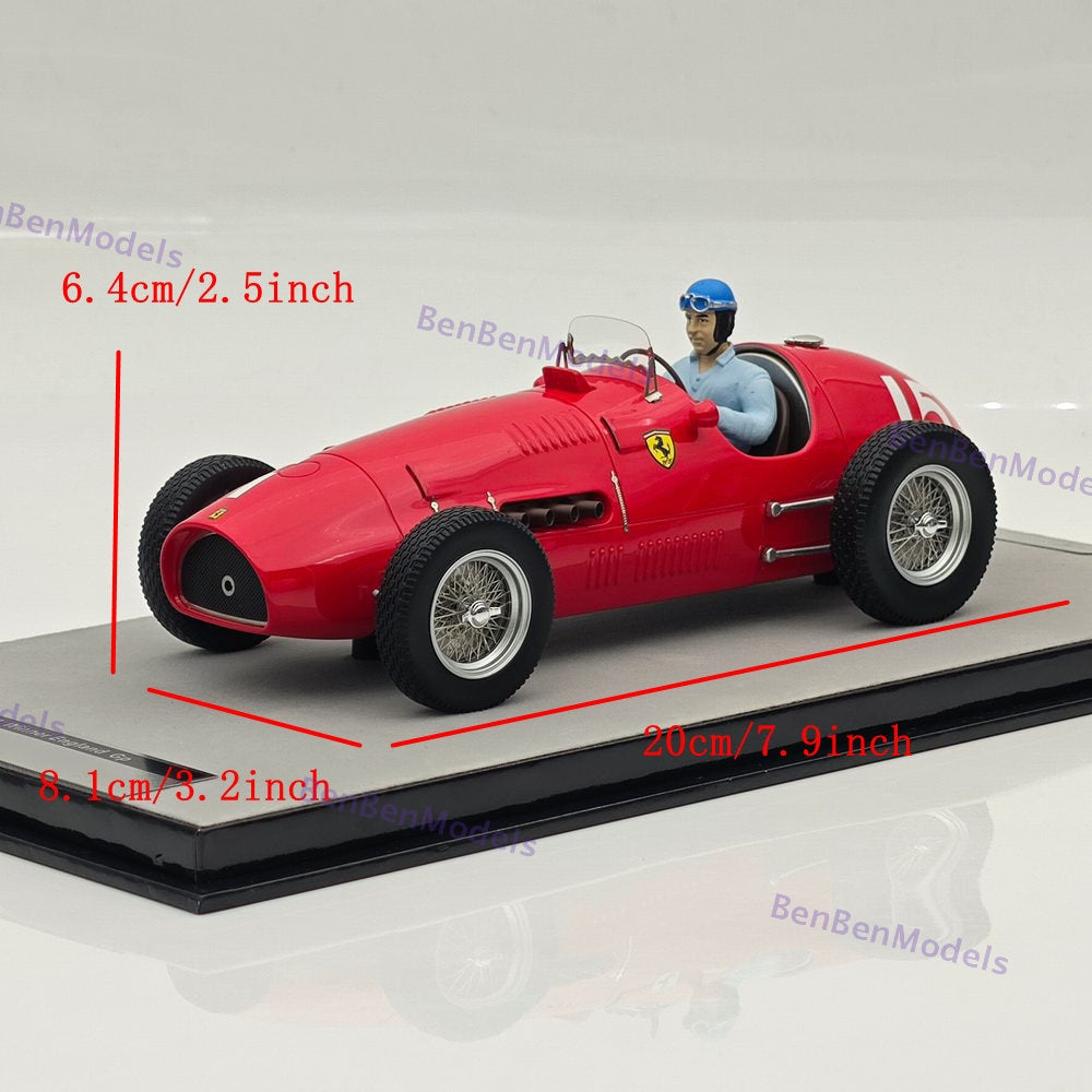 Tecnomodel 1/18 500 F2 Mythos Winner Gp England A.Ascari 1952 #15 Resin